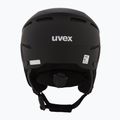 Lyžařská helma UVEX Instinct Visor PRO V black matt/silver/silver 3