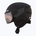 Lyžařská helma UVEX Instinct Visor PRO V black matt/silver/silver 4