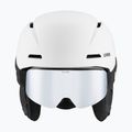 Dětská lyžařská helma UVEX Viti Set + lyžařské brýle Speedy Pro white matt/mirror silver/green/clear 11