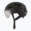 Cyklistická helma UVEX Stride Visor black matt/litemirror silver 3