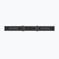 Dětské lyžařské brýle UVEX Pwdr LG Jr black matt/orange/clear 4