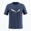 Pánské trekingové  tričko Salewa Solidlogo Dry dark denim