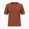 Pánské trekingové tričko Salewa Pedroc Dry Hyb bombay brown