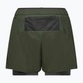 Dámské trekingové šortky Salewa Pedroc DST 2IN1 dark olive int/0870 7