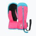 Dětské lyžařské rukavice Reusch Ben Mitten knockout pink/bachelor button 6
