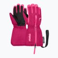Dětské lyžařské rukavice Reusch Tom fuchs purp/knockout pink