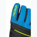 Dětské lyžařské rukavice Reusch Alan Junior black/brilliant blue/safety yellow 5