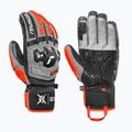 Pánské lyžařské rukavice Reusch Worldcup Warrior SC black/silver/fluo red