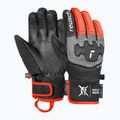 Dětské lyžařské rukavice Reusch Worldcup Warrior Prime R-Tex XT black/silver/fluorescent red 2