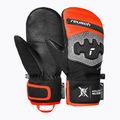 Dětské lyžařské rukavice Reusch Worldcup Warrior Prime R-Tex XT Mitten black/silver/fluorescent red 2