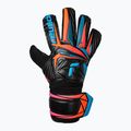 Brankářské rukavice Reusch Attrakt Solid black/aqua blue/shocking orange 2