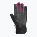 Dětské lyžařské rukavice Reusch Leo R-Tex XT black/black melange/pink glo 3