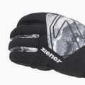 Dětské lyžařské rukavice ZIENER Laval Aquashield AW black/grey mountain 4
