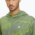 FILA pánská mikina Redford AOP Hoody jasmine green mars aop sweatshirt 4