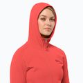 Dámská mikina Jack Wolfskin Baiselberg Hooded FZ vibrant red 3