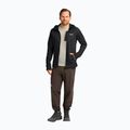 Pánská trekingová mikina Jack Wolfskin Peak District Hooded Full Zip black 2