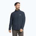 Pánská fleecová mikina Jack Wolfskin Taunus 100 Half Zip midnight sky