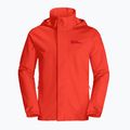 Pánská nepromokavá bunda Jack Wolfskin Stormy Point 2L červená 1111142 5