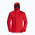 Pánská nepromokavá bunda Jack Wolfskin Stormy Point 2L červená 1111142 6