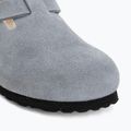 Nazouváky BIRKENSTOCK Boston Suede Leather stone blue 7