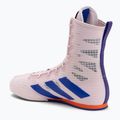 Boxerské boty adidas Box Hog 4 téměř růžová/lucid blue/impact orange 3