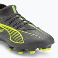Pánské kopačky PUMA Ultra 5 Play+ FG/AG matte aged silver/yellow alert/puma aged silver 7