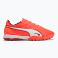 Pánské kopačky PUMA King Match TT glowing red/ puma white/ red fire 2