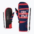 Dětské lyžařské rukavice ZIENER Liwani Aquashield PR Mitten fiery red 8