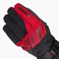Pánské lyžařské rukavice  ZIENER Ghalion Aquashield black/red salsa 4