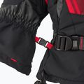 Pánské lyžařské rukavice  ZIENER Ghalion Aquashield black/red salsa 5