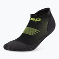 Dámské kompresní ponožky CEP Run No Show 5.0 black/lime 2