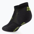 Dámské kompresní ponožky CEP Run No Show 5.0 black/lime 3