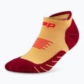 Pánské kompresní ponožky CEP Run No Show 5.0 marigold/burgundy 2