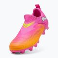 Dětské kopačky PUMA Future 9 Match LL FG/AG Jr poison pink/puma wht/sun stream/bright aqua/puma blk 10