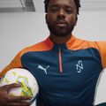 Pánská fotbalová mikina PUMA Neymar Jr Creativity 1/4 Zip Top ocean tropic/hot heat 5