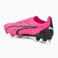 Kopačky PUMA Ultra Ultimate MxSG jedovatě růžová/puma bílá/puma černá 3