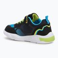 Dětské boty KangaROOS K-SLB Lighto EV jet black/limetta 3