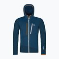 Pánská mikina ORTOVOX Fleece Grid Hoody deep ocean 5