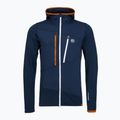 Pánská mikina ORTOVOX Fleece Grid Hoody deep ocean