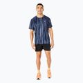 Pánské běžecké tričko ASICS Road All Over Print Top blue expanse/midnight 2