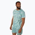 Pánské běžecké tričko ASICS All Over Print Top light celadon/celadon 4