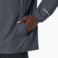 Pánská běžecká bunda  ASICS Icon carrier grey / safety yellow 6