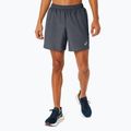 Pánské běžecké kraťasy  ASICS Icon performance carrier grey / safety yellow