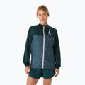 Dámská běžecká bunda ASICS Fujitrail Packable saxon green/light ube