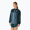 Dámská běžecká bunda ASICS Fujitrail Packable saxon green/light ube 4