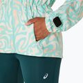 Dámská běžecká bunda ASICS Road Lite-Show Packable oasis green/multi colour 7