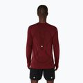 Pánské běžecké tričko Longsleeve ASICS Road Seamless LS dark red planet  3