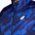 Pánská běžecká bunda ASICS Road Lite-Show Packable performance black/dark cobalt 7