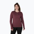 Dámské běžecké tričko Longsleeve ASICS Road Seamless LS dark currant/port royal 