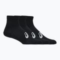 Ponožky ASICS Quarter 3 pairs performance black